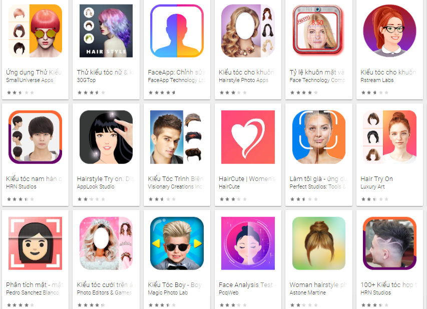 Top 10 app ghép tóc mái phù hợp với khuôn mặt nam nữ ios android 2022