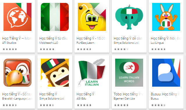 Top 8 app học tiếng Ý miễn phí tốt cho người mới bắt đầu ios và android 2023