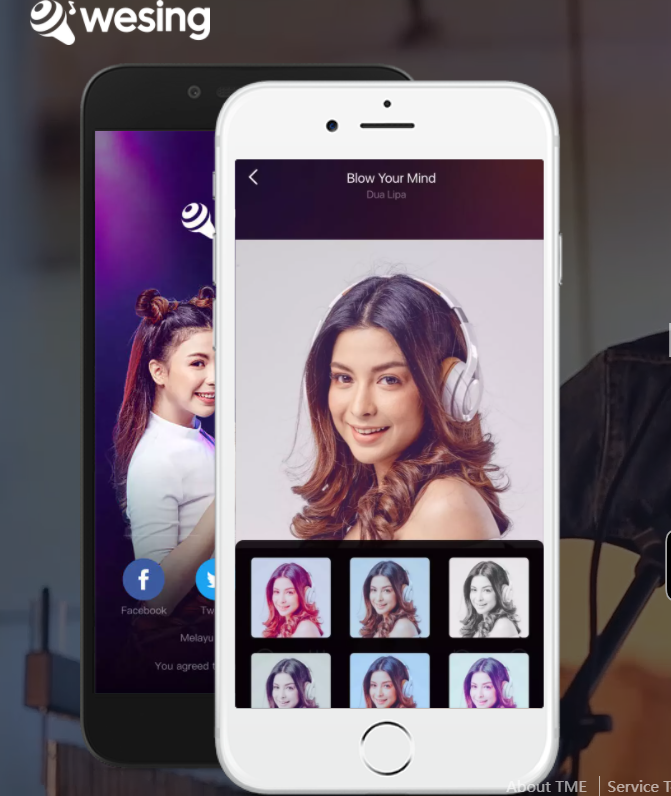 App hỗ trợ hát karaoke nhạc ngoại - WeSing