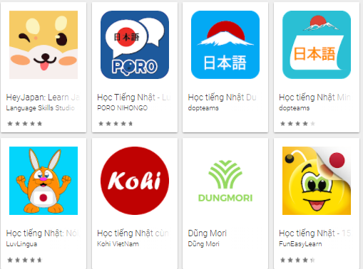Top 10 app học từ vựng tiếng Nhật miễn phí tốt nhất ios và android 2023